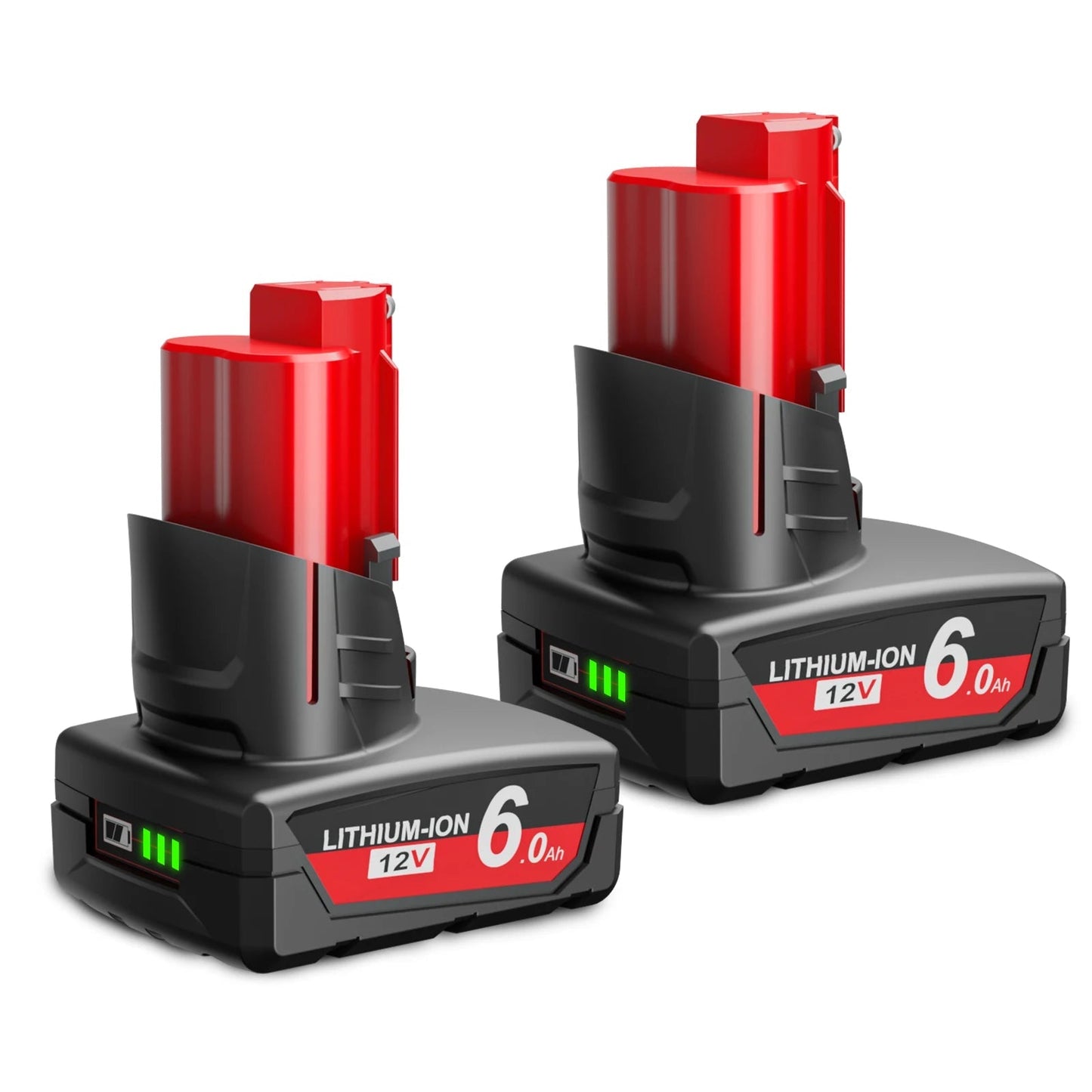 6.0Ah 12V Batteri for Milwaukee M12 - Cameno.no