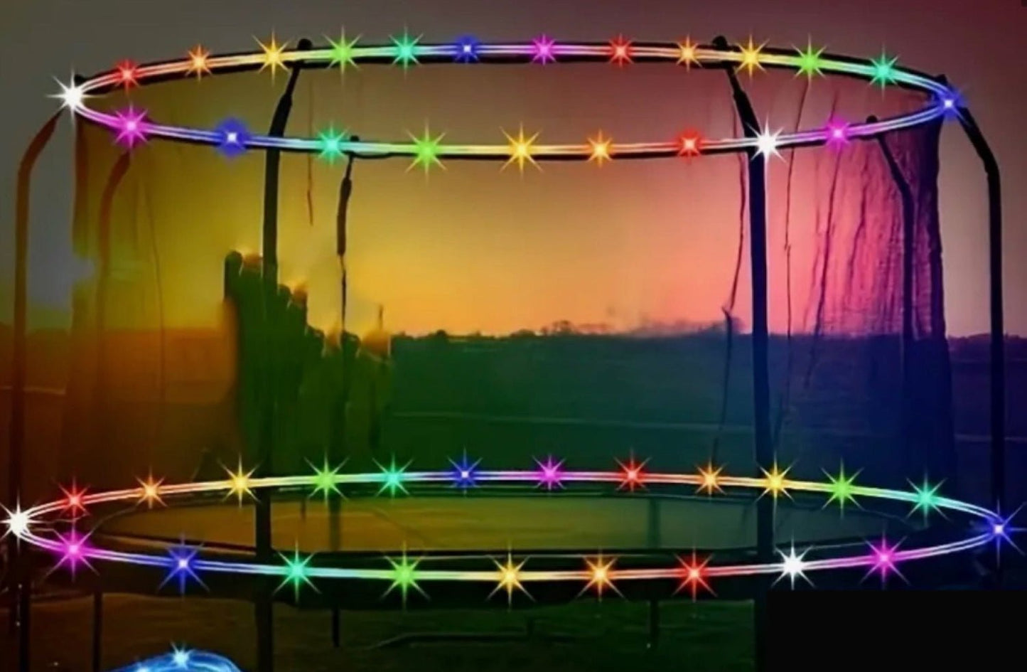 LED - trampolinelys solcelledrevet (7m/12m/22m) - Cameno.no