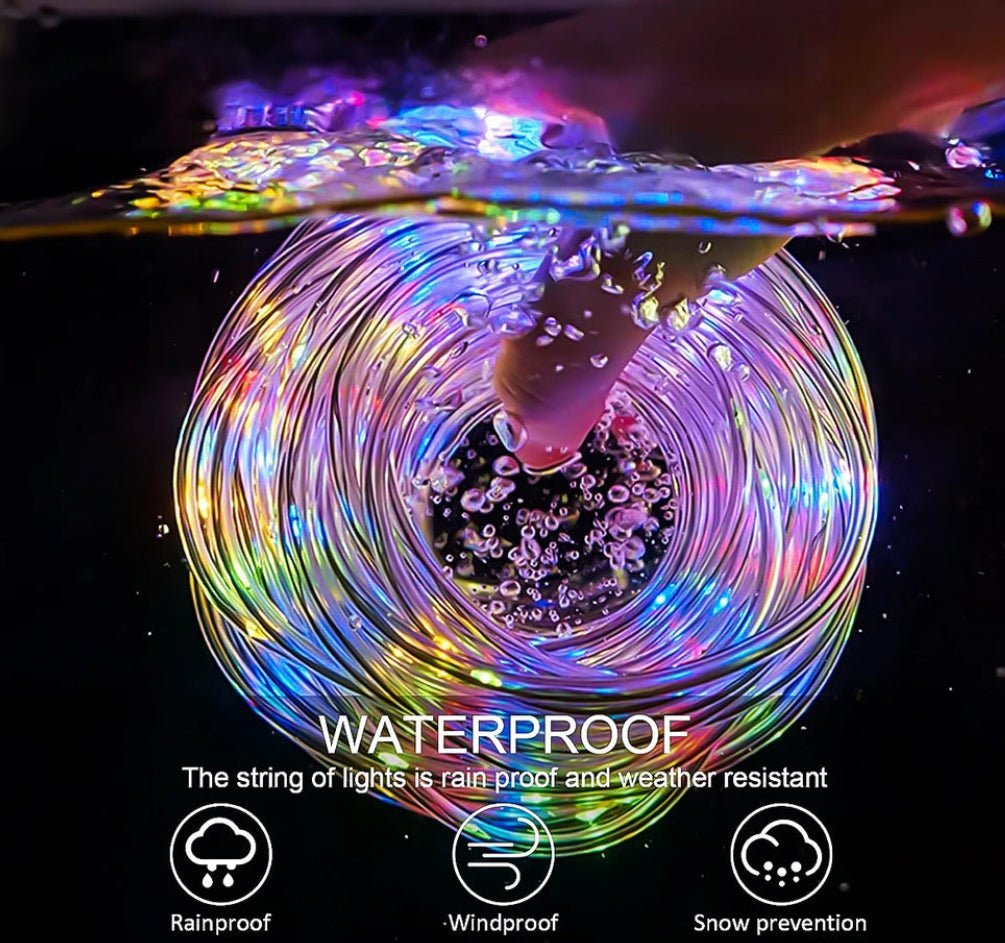 LED - trampolinelys solcelledrevet (7m/12m/22m) - Cameno.no