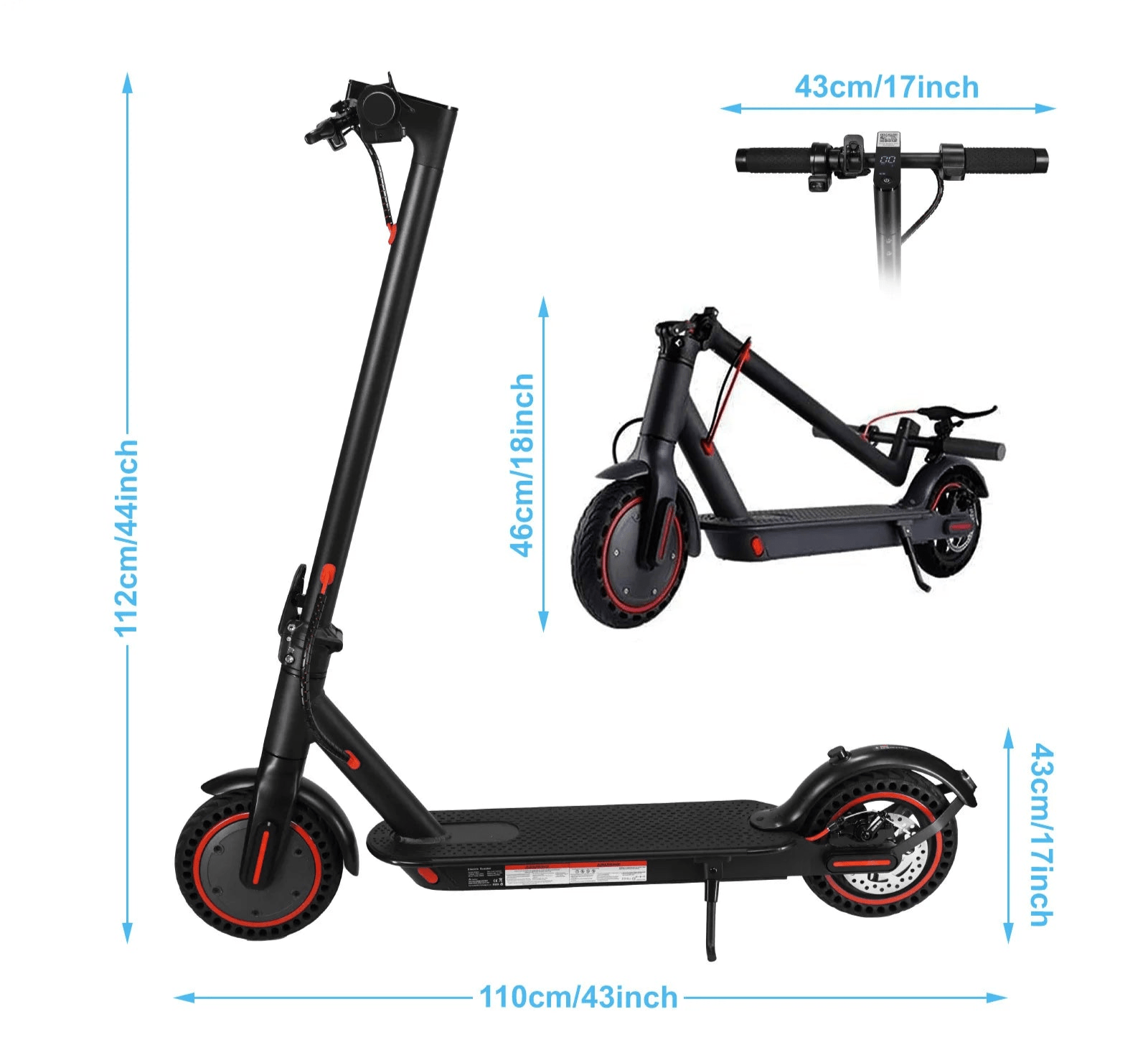 Smart El - Scooter med 30 km Rekkevidde og APP - kontroll – Perfekt for Byen!" - Cameno.No