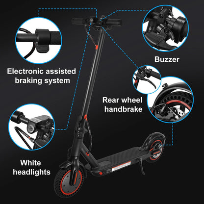 Smart El - Scooter med 30 km Rekkevidde og APP - kontroll – Perfekt for Byen!" - Cameno.No