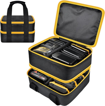 Stor Batterilagringsveske – For DEWALT og MILWAUKEE - Cameno.No