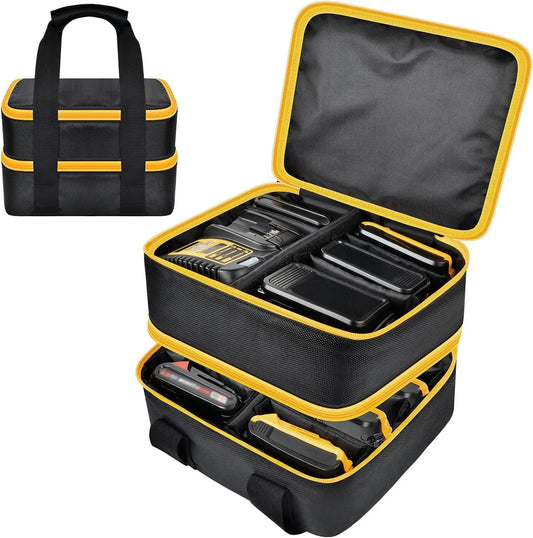 Stor Batterilagringsveske – For DEWALT og MILWAUKEE - Cameno.No