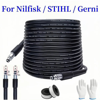 Ultraflex Høytrykksslange 10m - 50 m – For Nilfisk, STIHL, Gerni og Husqvarna - Cameno.no