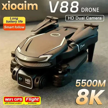 V88 Drone 8K 5G GPS Pro. - Cameno.No